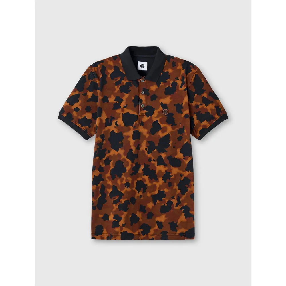 Pretty Green Men's Brindle Short-Sleeve Polo Shirt