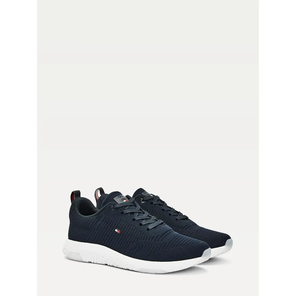 Tommy Hilfiger Tevo Run Trainers in Desert Sky DW5, additional product view 2