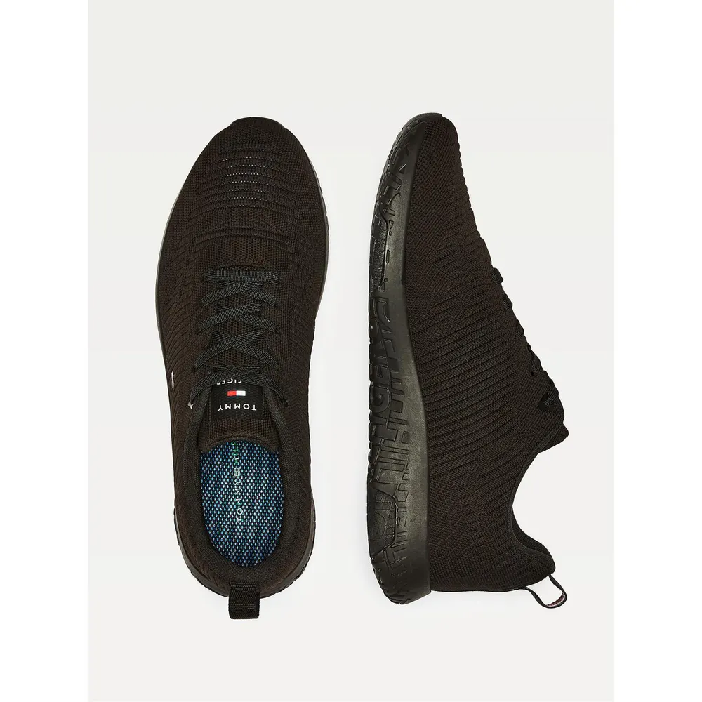Tommy Hilfiger Tevo Run Trainers in Black BDS – Footwear