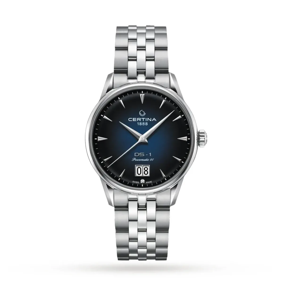 Certina Urban DS-1 Big Date 41mm Mens Watch Blue