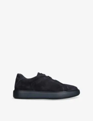 OFFICINE CREATIVE Slouch Suede Low-Top Trainers - EUR 42.5 / 8.5 UK MEN in Navy – Mens | Trainers | Lace up trainers