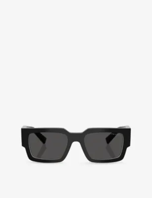 PRADA PR B17S Square-Frame Acetate Sunglasses