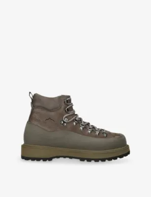 DIEMME Roccia Vet Suede Boots - EUR 40 / 6 UK MEN in KHAKI – Mens | Boots | Lace up | Casual