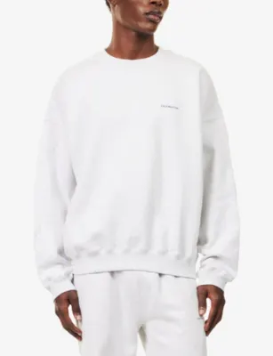 COLE BUXTON Relaxed-Fit Mini Logo Cotton Sweatshirt detail 3