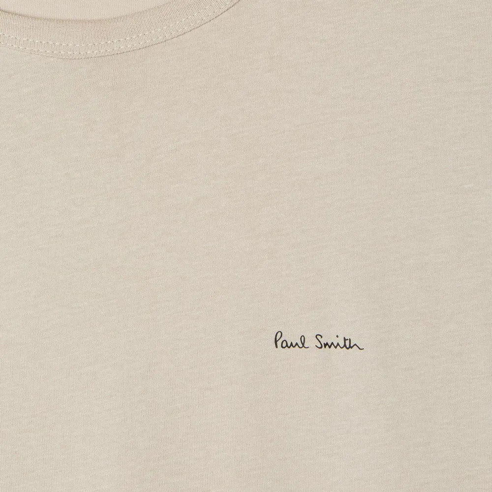 Paul Smith Mens Regular Fit Chest Logo T-Shirt detail 2