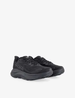 HOKA Clifton 10 Mesh Trainers - EUR 44.5 / 10.5 UK MEN in BLACK BLACK, additional product view 3