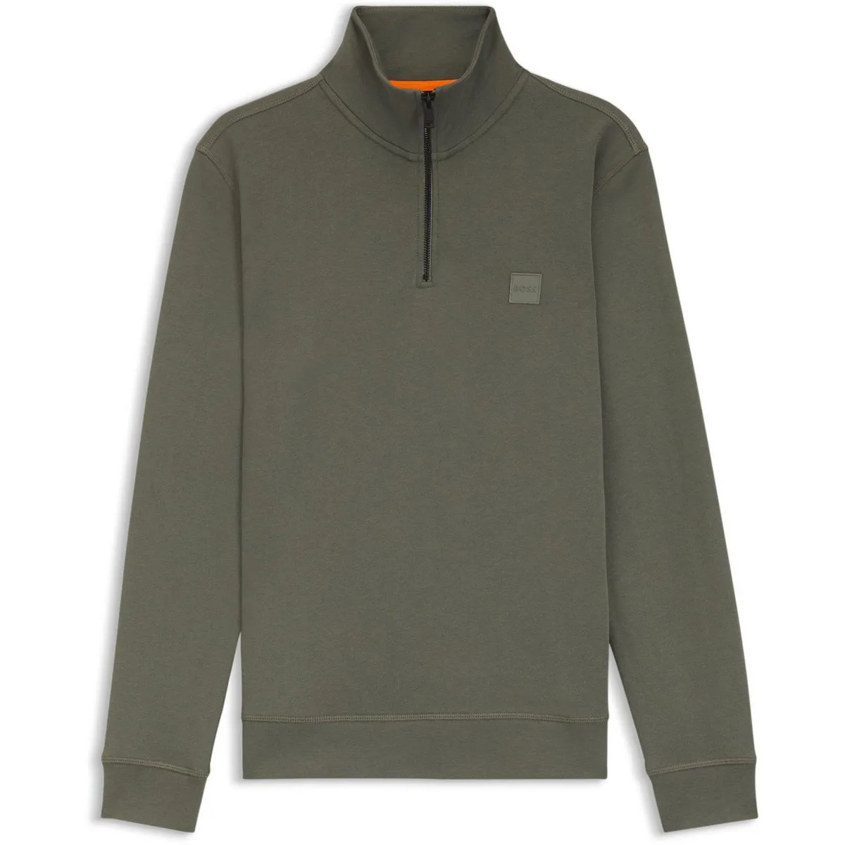 Boss Men's Zetrust Quarter-Zip Cotton Sweatshirt