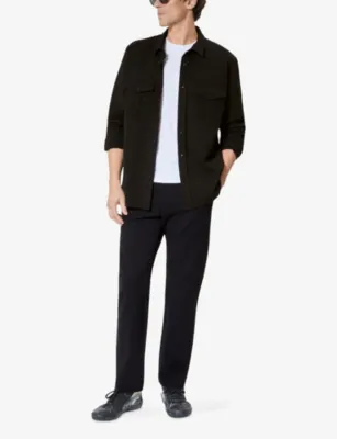 THE KOOPLES Chest-Pocket Long-Sleeved Stretch-Woven Shirt detail 2