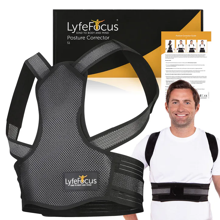 Lyfe Focus LyfeFocus Posture Corrector Black Large, additional product view 2