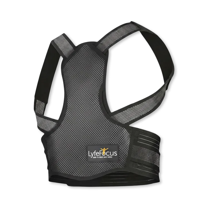 Lyfe Focus LyfeFocus Posture Corrector Black Large – Extended Range > Mobility & Support > Back Support > Back Braces