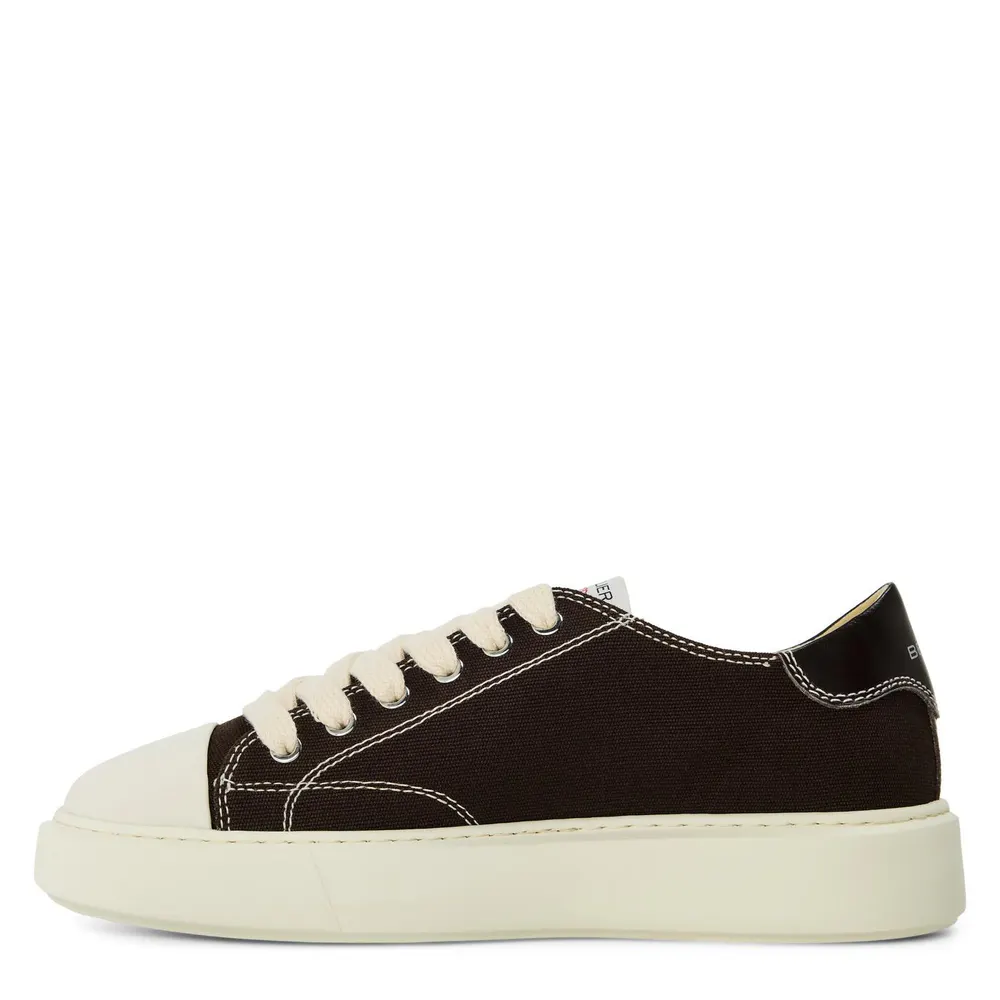 BELIER BELIER Rome Cupsole Sn63 in Brown/Off White, additional product view 2