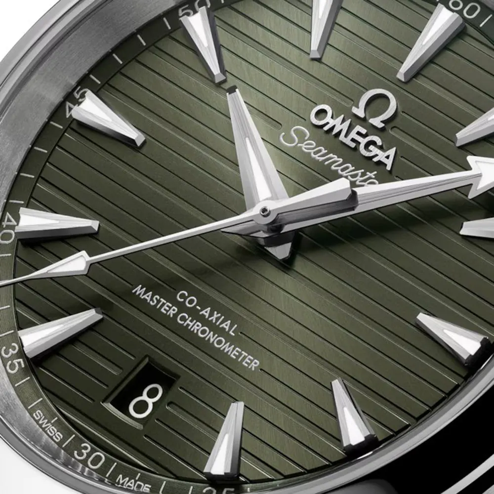 Omega Seamaster Aqua Terra 150M 38mm, Steel on Steel detail 3