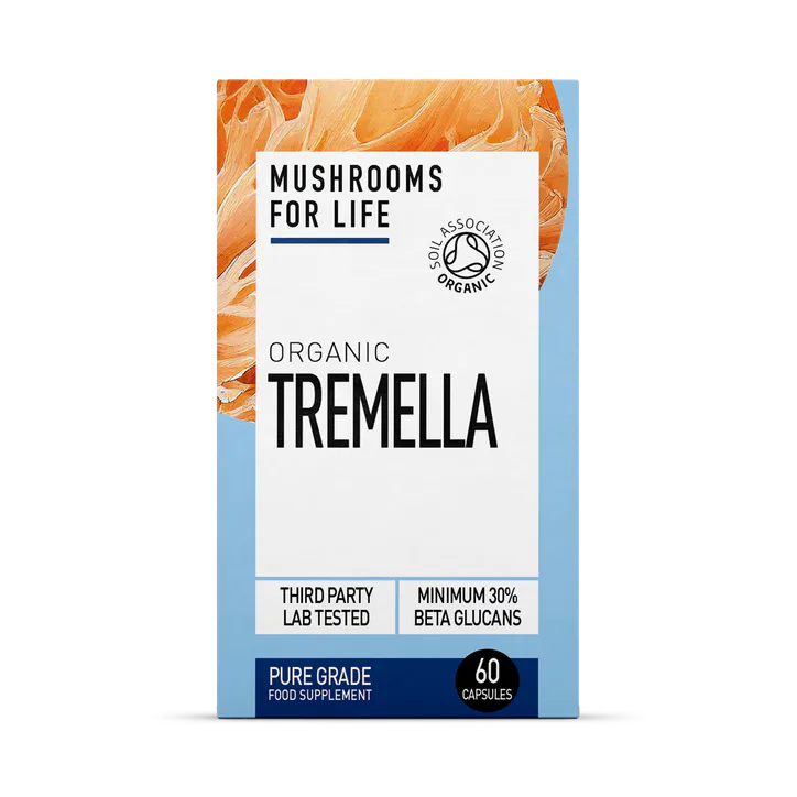 Mushrooms For Life Organic Tremella Pure Grade Extract Capsules 60 Caps