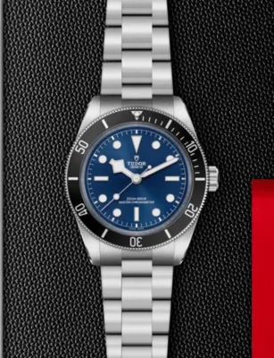 TUDOR Black Bay 68 Stainless-Steel Automatic Watch 43mm in Blue, additional product view 2