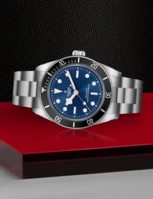 TUDOR Black Bay 68 Stainless-Steel Automatic Watch 43mm in Blue, additional product view 3