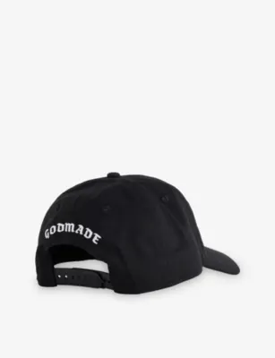 GODMADE Camo Logo-Embroidery Adjustable Cotton Cap detail 3