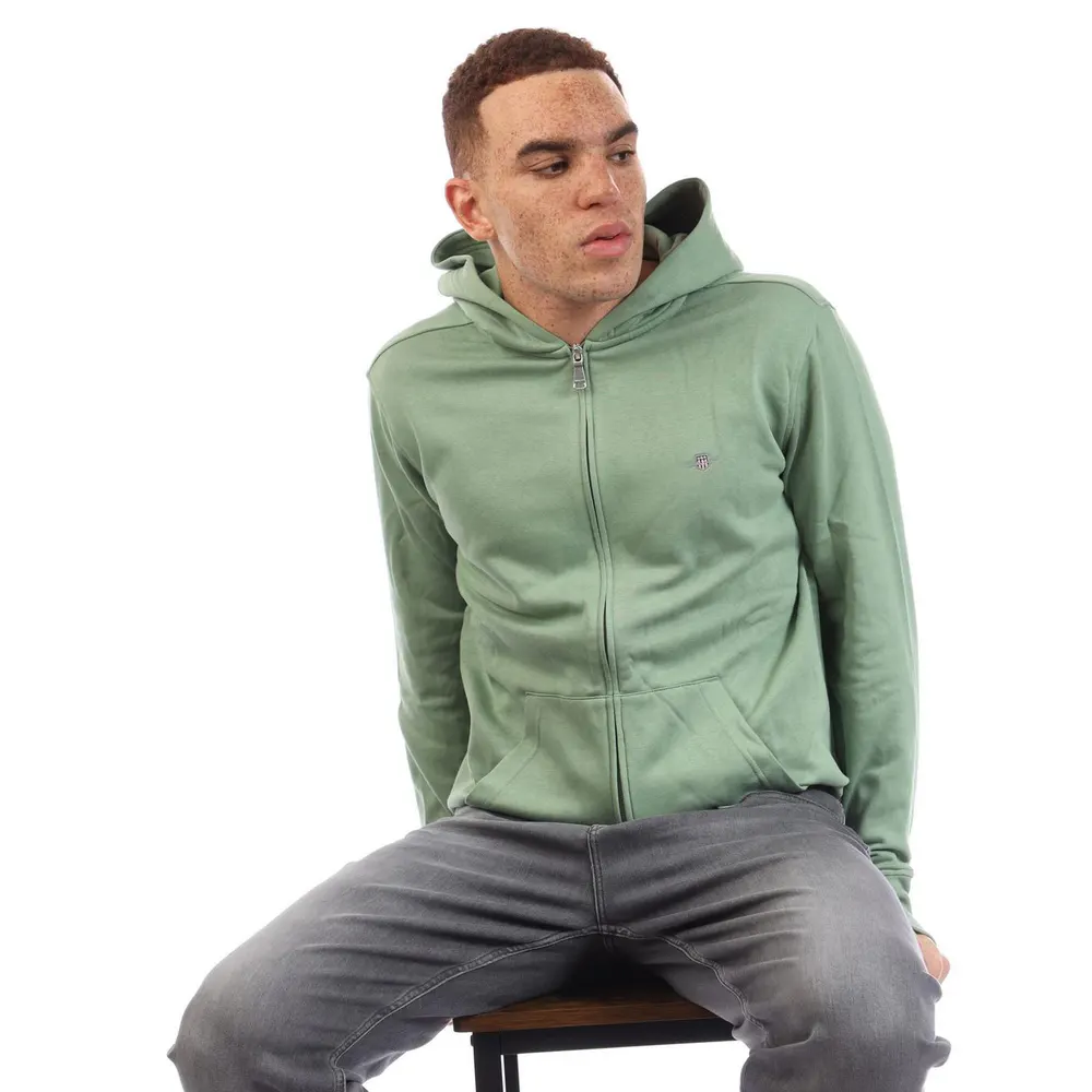 Gant Shield Logo Zip Hoodie