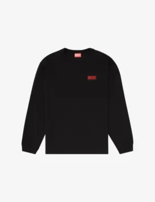 DIESEL T-Boxt-Ls-Bisk Long-Sleeves Cotton-Jersey T-Shirt