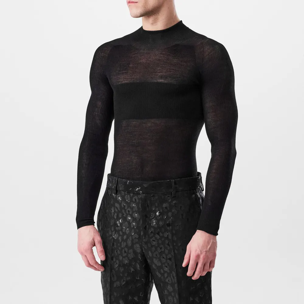 Versace Virgin Wool Jumper detail 3