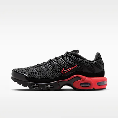 Nike Air Max Plus Men's Shoes - Black/Bright Crimson/Black/Black