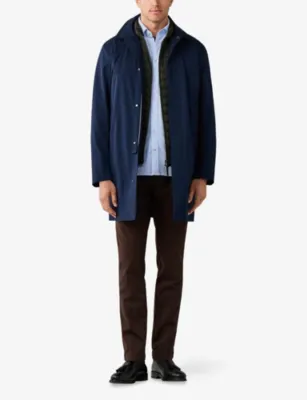 HACKETT Sloane Collared Woven Jacket in OLD NAVY, additional product view 2