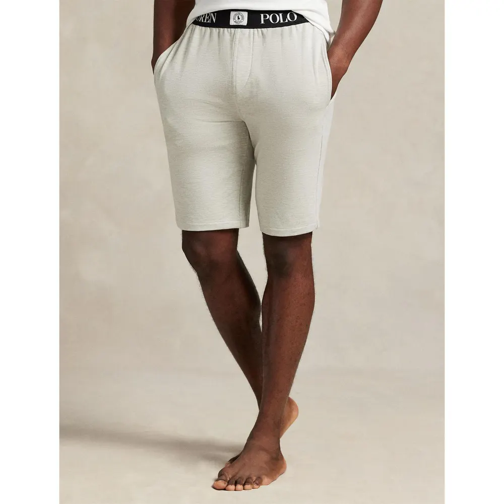 Polo Ralph Lauren Men's Puck Logo Jersey Jogger Shorts detail 2