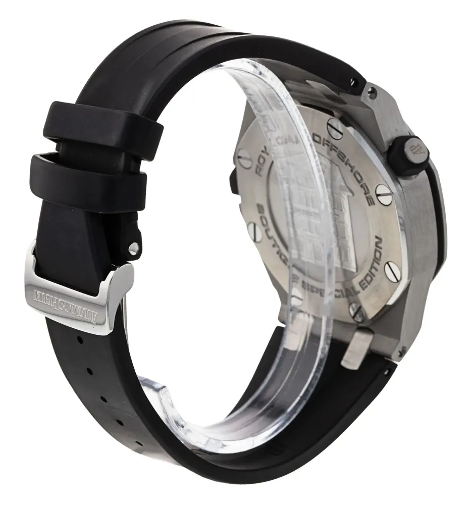 Audemars Piguet Royal Oak Offshore 15701ST.OO.D002CA.02 — 2008 — Excellent in Black Arabic, additional product view 3