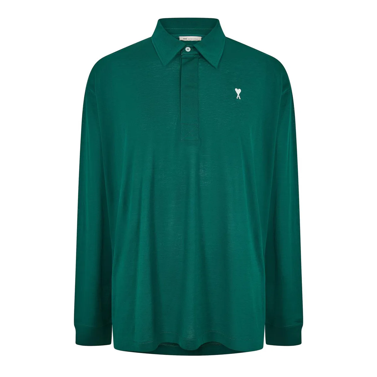 Ami Paris Men's Long Sleeve Polo Shirt
