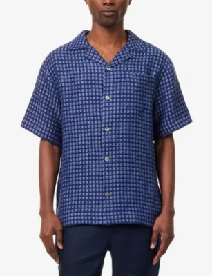 CHE Riita Short-Sleeve Linen Shirt detail 3