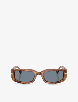 PERSOL PO3385S Mel Rectangle-Frame Acetate Sunglasses