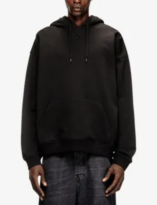 DIESEL S-Boxt-Dco Loose-Fit Cotton-Jersey Hoodie detail 3