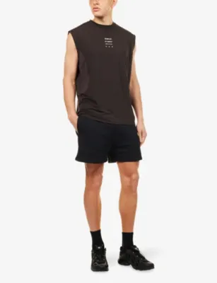 247 BY REPRESENT Team Logo-Print Cotton-Jersey Shorts detail 2