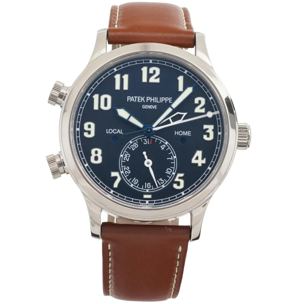 Patek Philippe Complications 5524G-001 — 2018 — Very good in Blue Arabic – Pre-owned watches