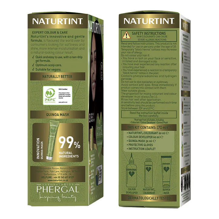 Naturtint Permanent Hair Colour 8N (Wheat Germ Blonde) detail 3
