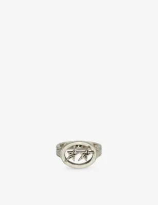 TWOJEYS Tj Mini Superstar Sterling-Silver Plated Ring - Q