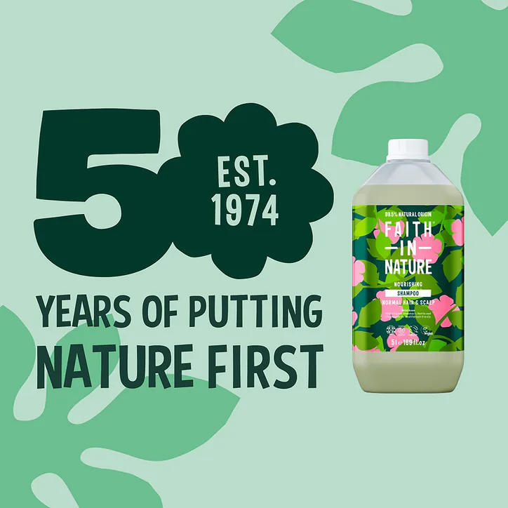 Faith in Nature Shampoo for Normal Hair Wild Rose 5L detail 2