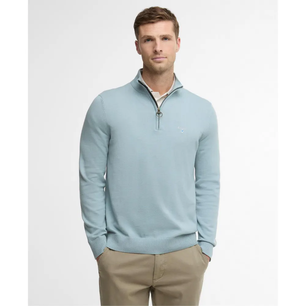 Barbour Mens Lingwood Half-Zip Sweater detail 2