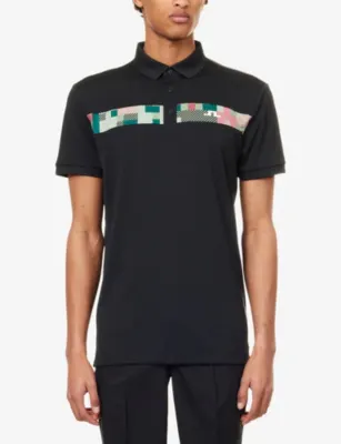 J.LINDEBERG Bridger Tour Woven Polo Shirt detail 3