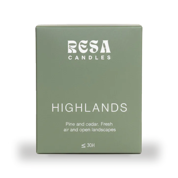 RESA Candles RESA Essential Oil Candle Highlands 145g