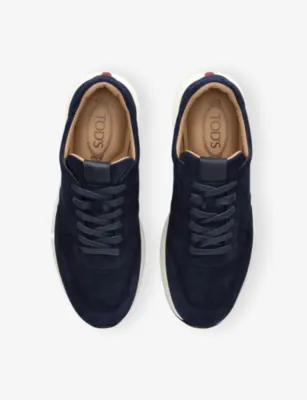 TODS Nuova Allacciato Sportivo 79K Suede Trainers - EUR 42.5 / 8.5 UK MEN in Navy, additional product view 2