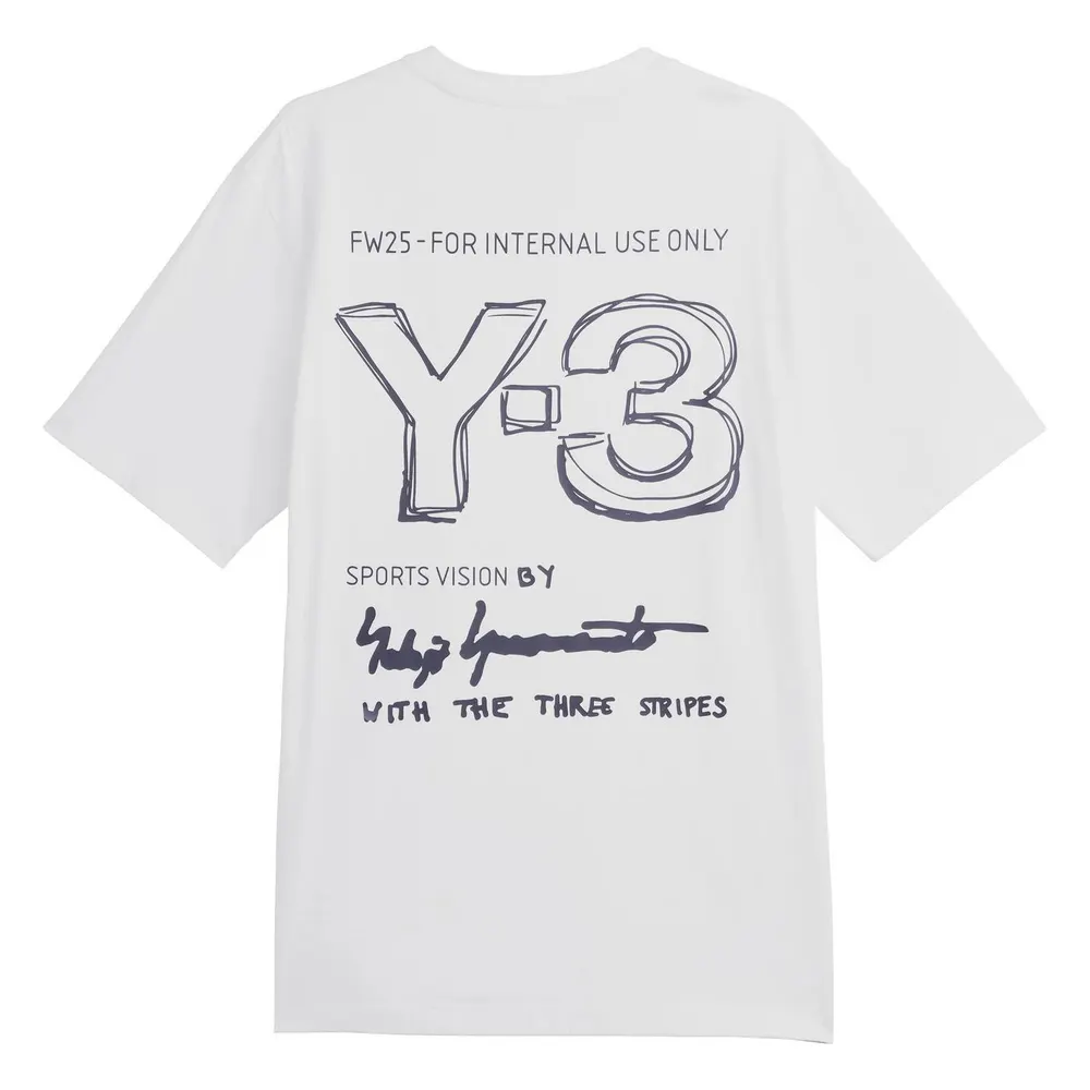 Y3 Y3 Y-3 Sht Sleev Sn64 in core white, additional product view 2