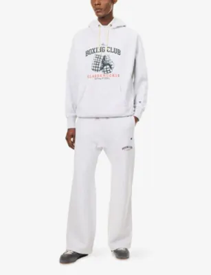 CHAMPION X THE GENTLEMAN Champion x The Gentlemen Boxing Club Cotton-Jersey Hoody detail 2