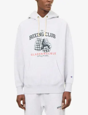 CHAMPION X THE GENTLEMAN Champion x The Gentlemen Boxing Club Cotton-Jersey Hoody detail 3