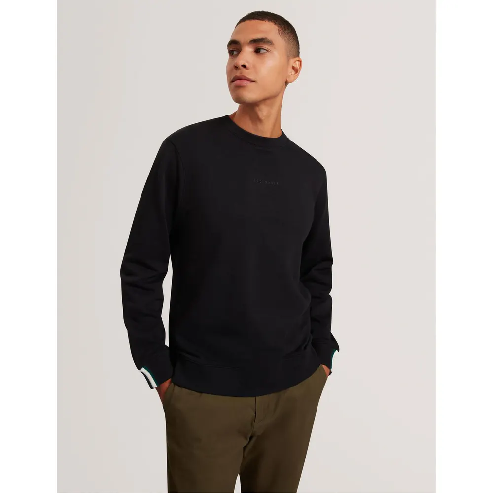 Ted Baker Men's Long-Sleeve Crew Tracksuit Top detail 3