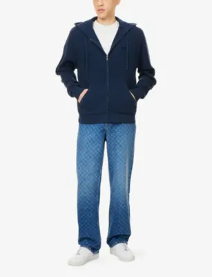 DAILY PAPER Logo-Embroidered Rib-Knit Hoody detail 2