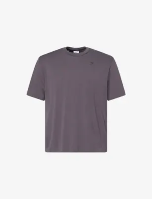 GYMSHARK Training Evolved Brand-Print Woven T-Shirt