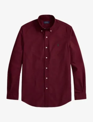 POLO RALPH LAUREN Long-Sleeve Garment-Dyed Cotton Oxford Shirt