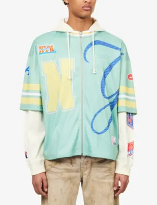 AWAKE NY Headcrack Champs Graphic Mesh Hoody detail 3