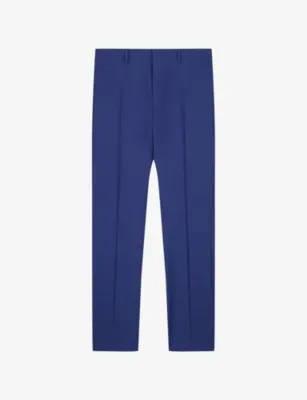 THE KOOPLES Slim-Leg Centre-Crease Wool Trousers