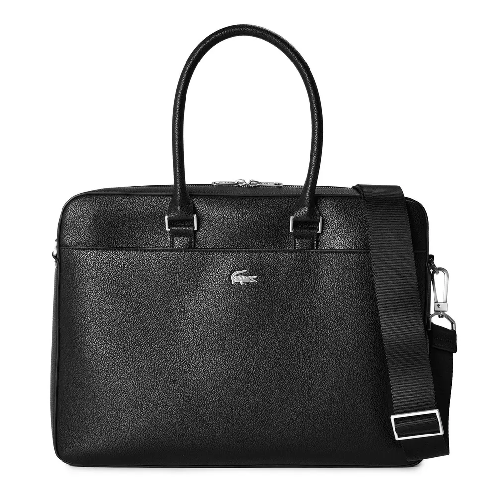 Lacoste Men's Leather Document Bag